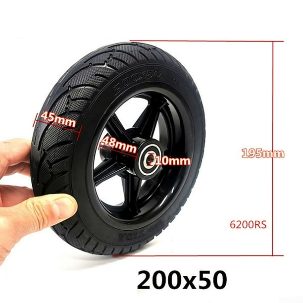 Electric Scooter Solid Wheel No Air 8 Inch Scooter Wheel With Solid Tire 200x50